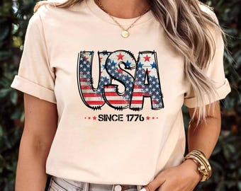 USA Shirt Independence Day American Flag Shirt Patriotic Shirt Memorial Day Shirt Patriotic Gifts 4th of July Shirt Republican Shirt