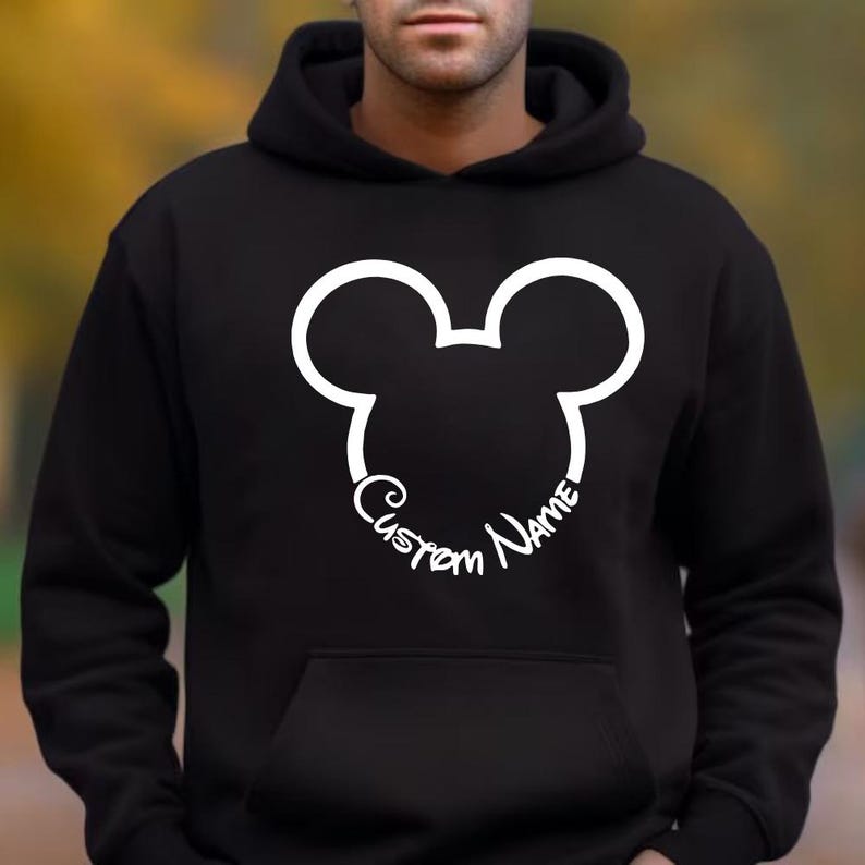 Custom Birthday Gift Disney Hoodie Minnie Mouse Mickey Mouse Matching Family Custom Hoodie Disney Birthday Gift Toddler Hoodie Kids Hoodie image 9