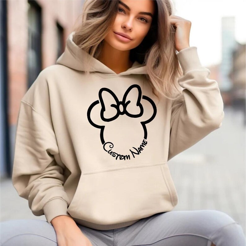 Custom Birthday Gift Disney Hoodie Minnie Mouse Mickey Mouse Matching Family Custom Hoodie Disney Birthday Gift Toddler Hoodie Kids Hoodie image 12