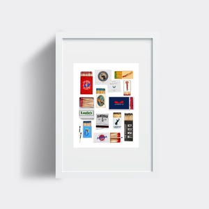 Lawrence, KS Matchbox Print