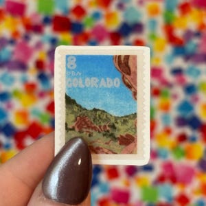Colorado Stamp Sticker: Red Rocks Park