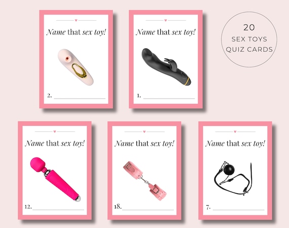 20 Sex Toys Quiz Cards | Printable | Ladies Night Games | Bachelorette  Party Ideas | Fun Group & Party Game | Girls Weekend | Sleepover Game - Etsy