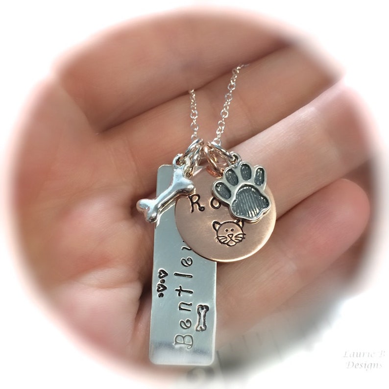 dog mom necklace sterling silver