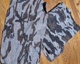 New Pendleton  Camoflauge wool blanket remnants