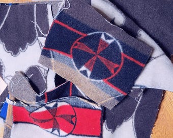 Encadré 8. Couverture Pendleton Buffalo Earth Tones, restes de laine feutrée