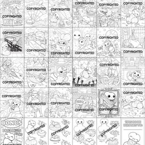 The Big Adventures of Tiny Dick Adult Coloring Book 30 pages Printable Instant Download PDF image 3