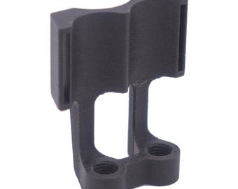 Lightweight CO2 Pump Holder (16g or 25g) with Carbon Fiber Option / Mount for Seatpost Attachment