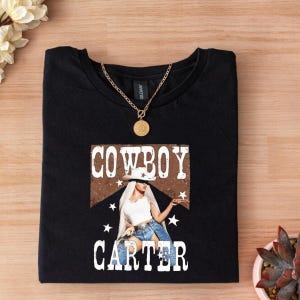 Cowboy Carter Retro Graphic Tee: Y2K Vintage Style Concert Merch