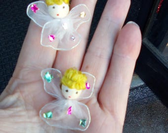 50s Angel Earrings 1950s RARE