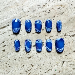 Arcane Inspired Hextech Press On Nails
