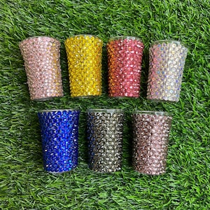 Blinged Rhinestone Bedazzled Full Shot Glass