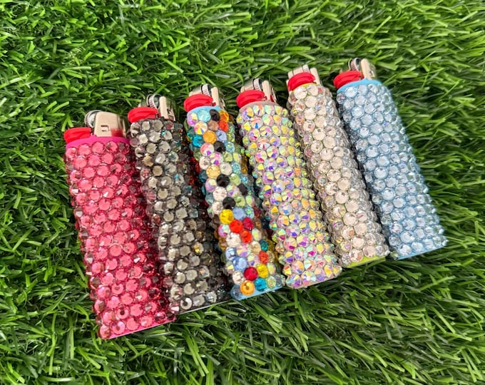One blinged Rhinestone Bedazzled Bic Lighter