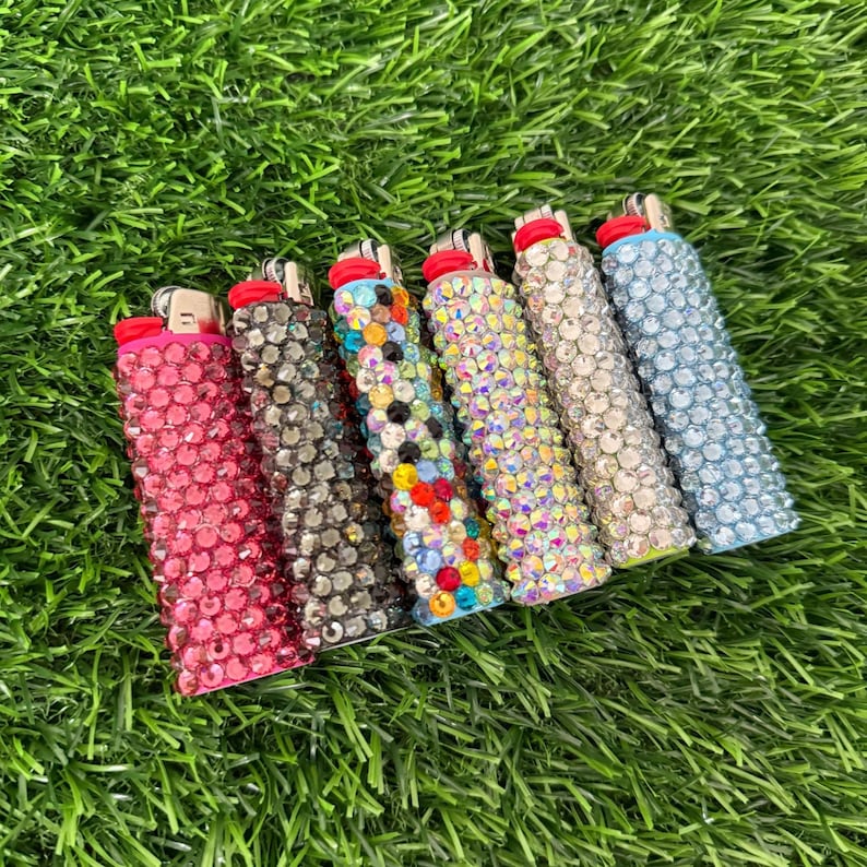 One blinged Rhinestone Bedazzled Bic Lighter image 1