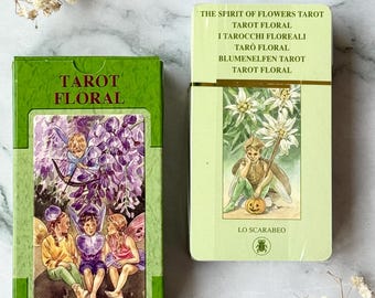 Rari Tarocchi Floreali, Tarocchi dello Spirito dei Fiori - Mazzo Vintage Sigillato di Lo Scarabeo Botanical Fairies - Tesoro da Collezione Fuori Stampa