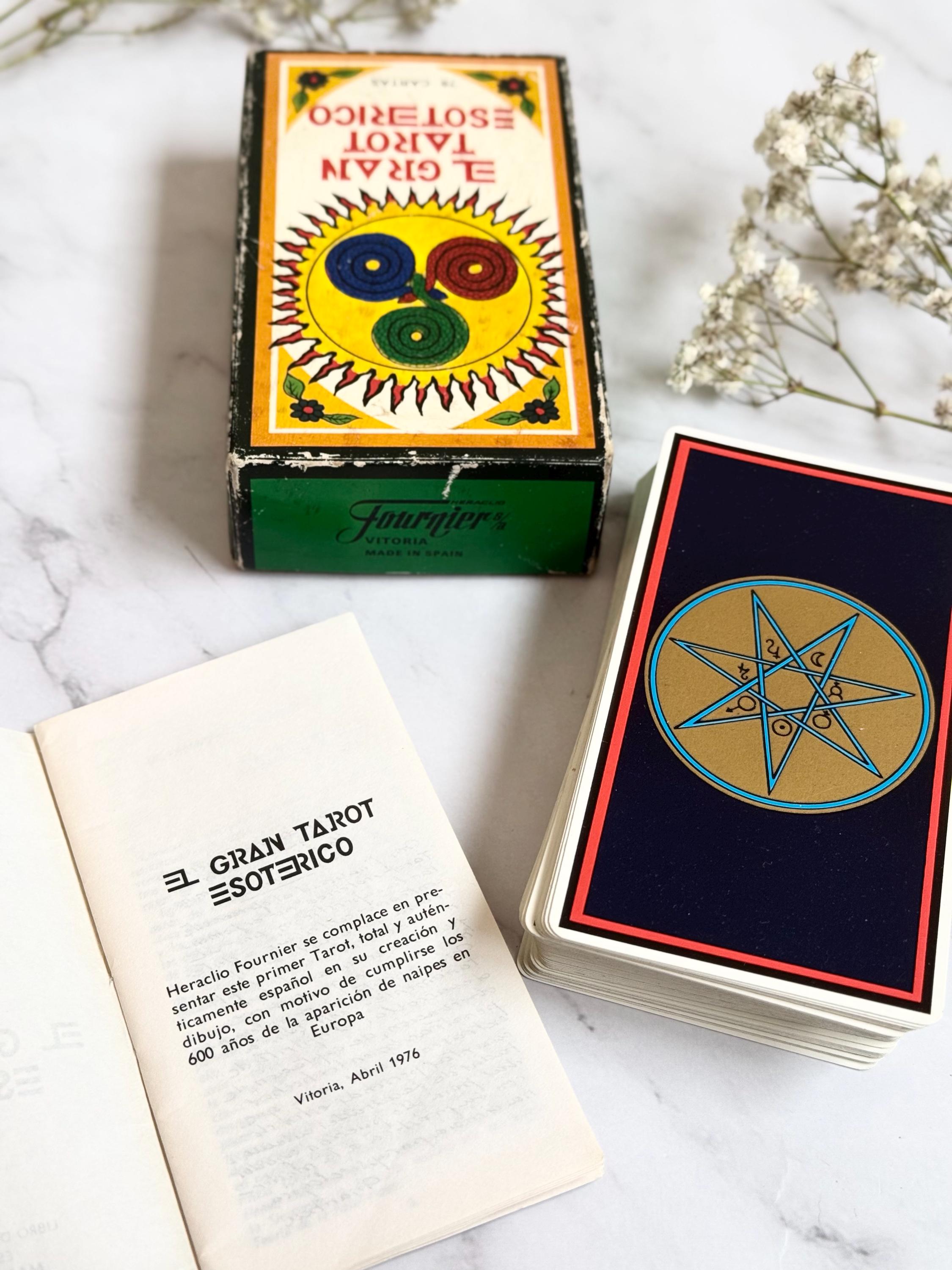 Rare 1976 El Grand Tarot Esoterico by Fournier (published in Spain