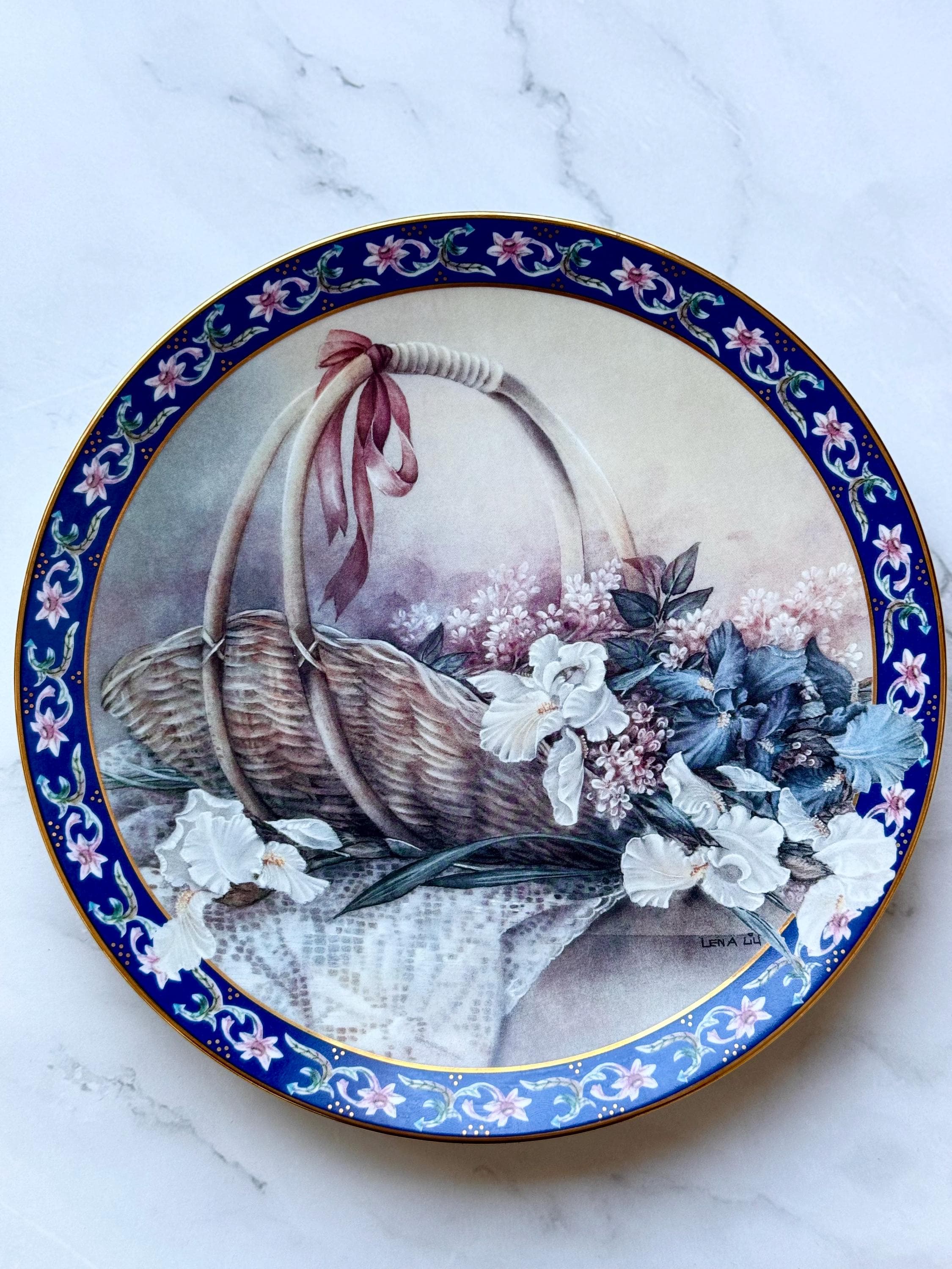 Rare Limited Edition Lena Liu Collector's Vintage Plates 