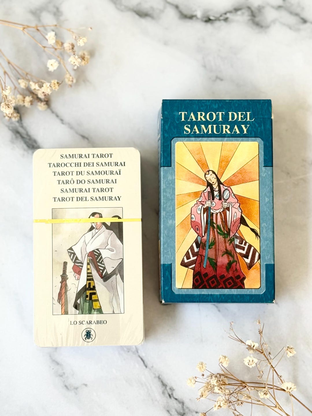 Rare Tarot Tarot del samuray - Sealed Vintage Deck by Lo Scarabeo