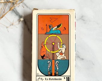 Ultra Rare Vintage Tarots Egipcios by Kier, Real First Edition 1971, Complete Deck with Booklet, Esoteric Kabbalah Egyptian Symbolism Tarot
