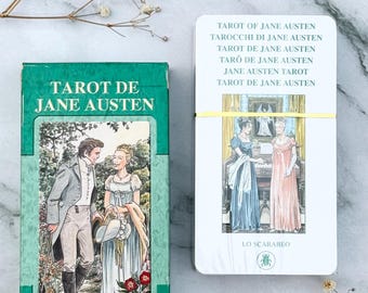 Jane Austens Tarot – Versiegeltes Vintage Kartendeck von Lo Scarabeo, vergriffen, Rarität, Geschenk eines Austen-Liebhabers