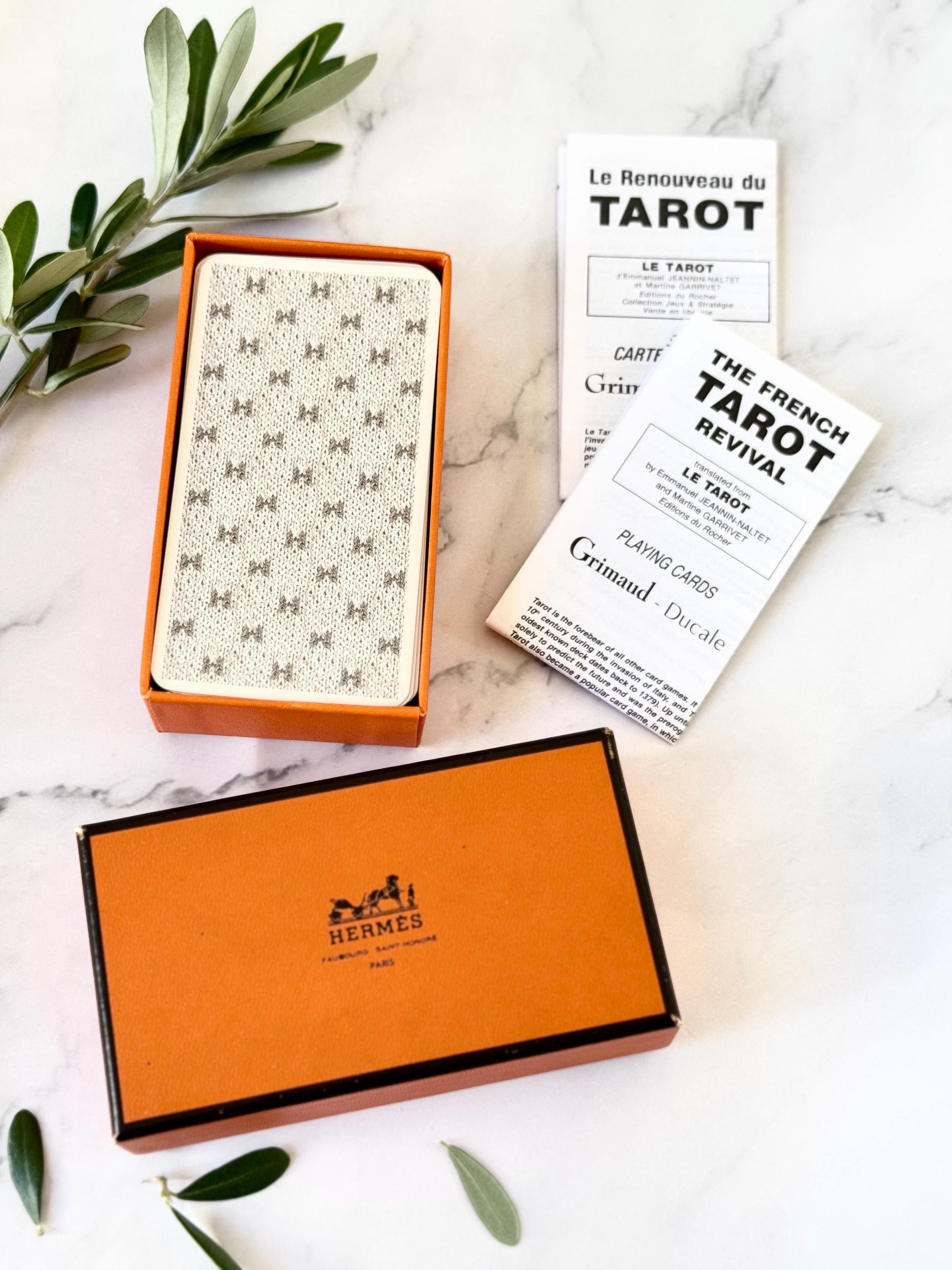 Extremely Rare Vintage Hermes Tarot Cards Le Jeu De Tarot With