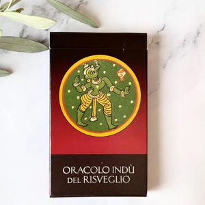 Oráculo hindú del despertar excepcional: nueva baraja sellada, Lo Scarabeo 2004, 32 cartas, Oráculo del despertar, adivinación hindú