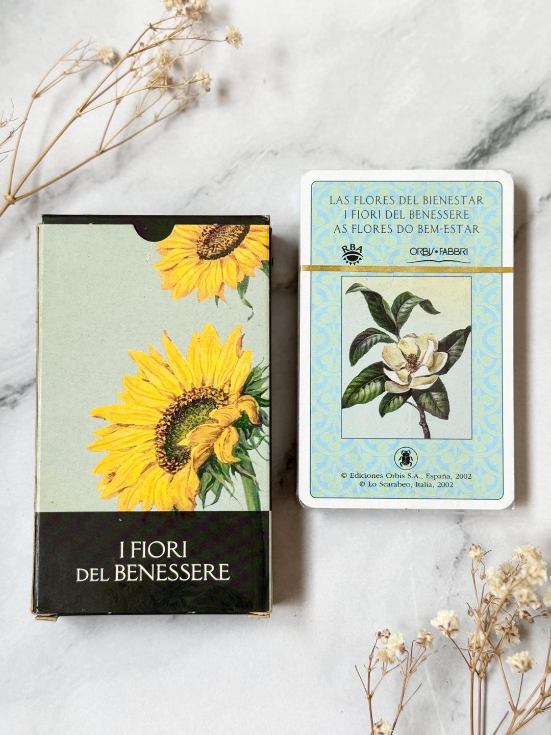 Rare Vintage Flowers of Wellness Oracle 2002 Oracle Deck, Las Flores ...