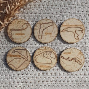 Formula 1 Legends Beer Mats X9