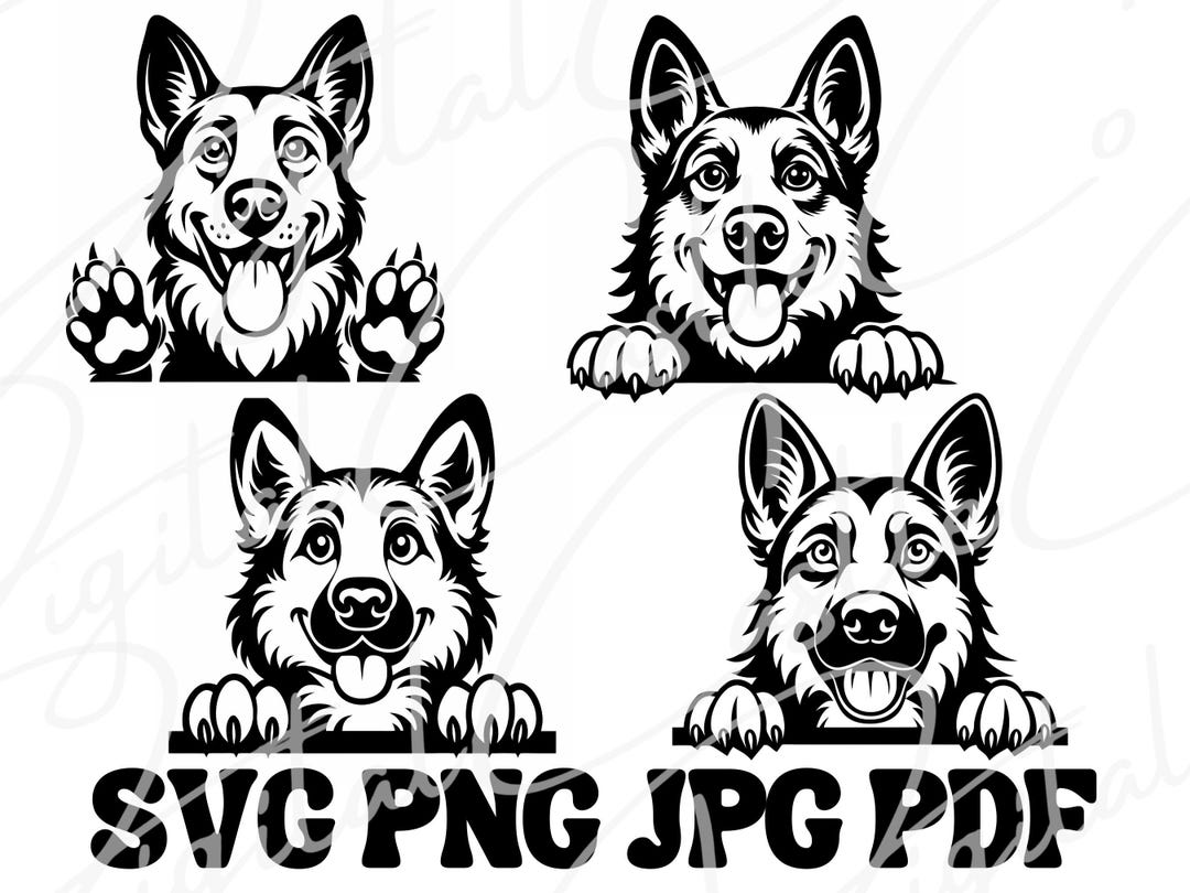 German Shepherd Svg German Shepherd Cricut Shepherd Svg Etsy German