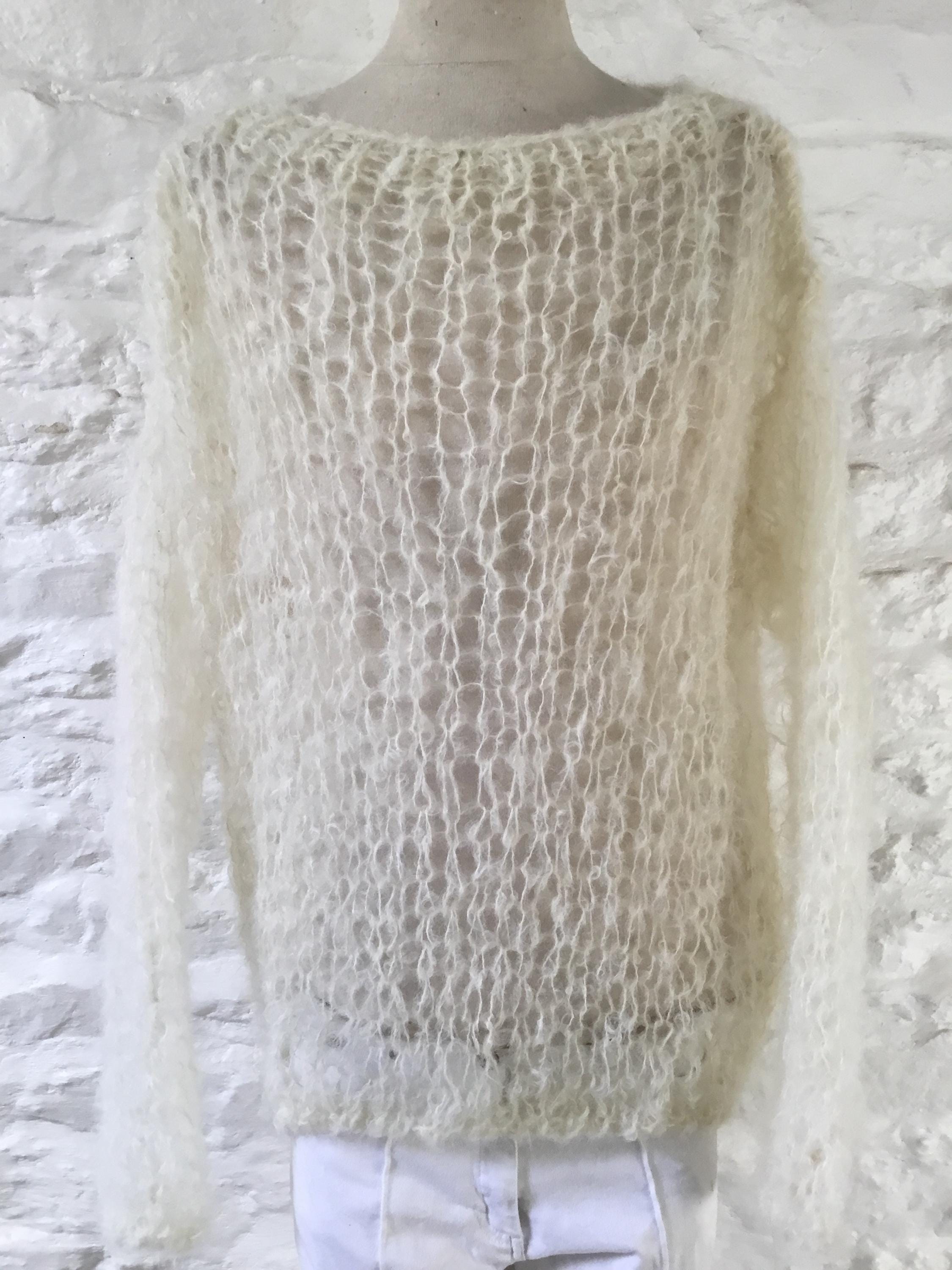 CACHE-COL EN MOHAIR, Noir - L'Essentiel par MF