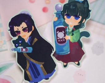 Apothecary Diaries Maomao & Jinshi Stickers