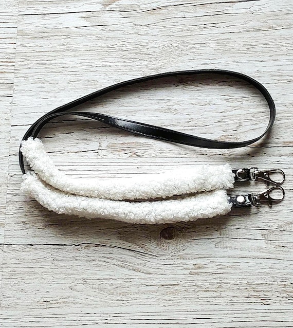 Fur Reins for Hobby Horse - assorted colors - Fluffy Fur - jump - dressage - Accessories - Handmade