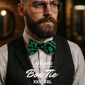 Patrón de costura de pajarita: 4 estilos, descarga digital en PDF unisex, accesorio DIY