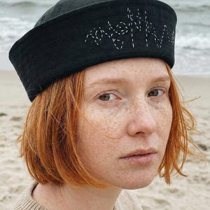 Patron de couture Sashiko Docker Hat, Miki Cap (Patron PDF XXS-XL)