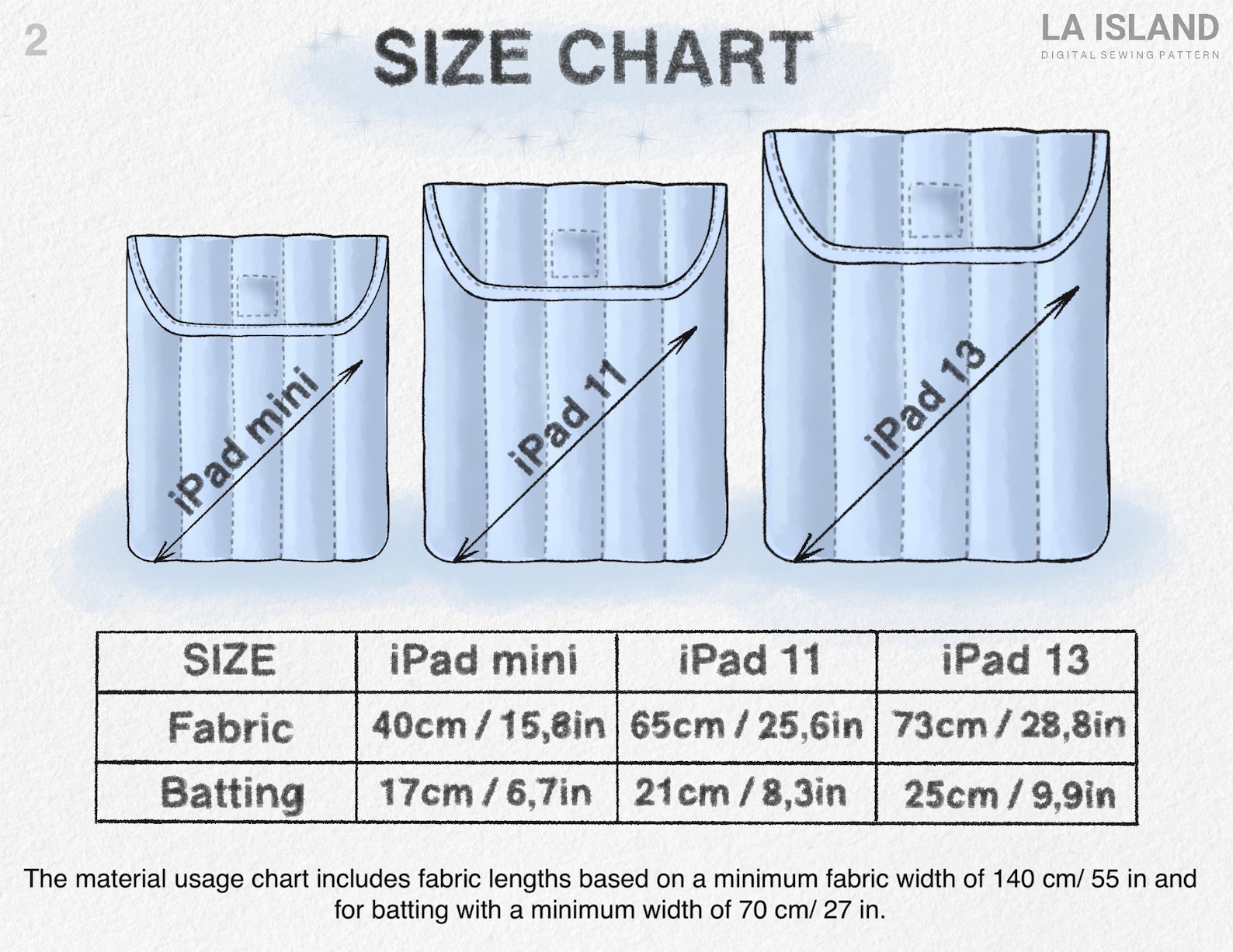 IPad Sleeve Sewing Pattern PDF – Padded Tablet Case (digital Download ...