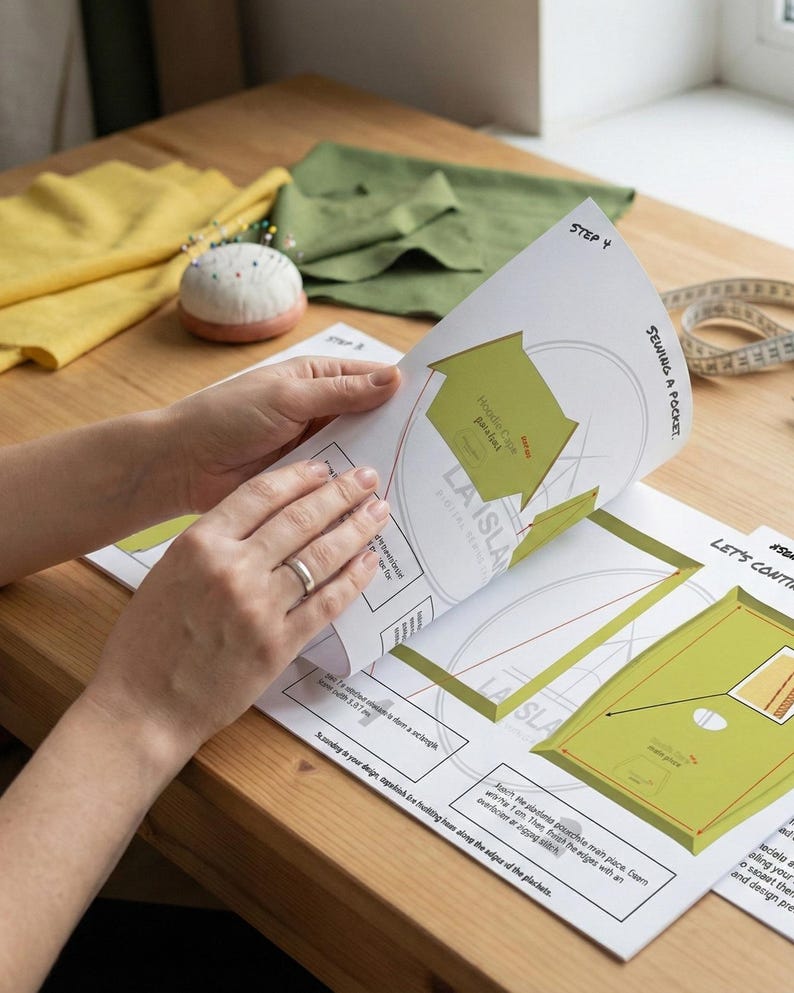 Oversized Hooded Cape Sewing Pattern | Easy DIY (PDF Instant Download ...