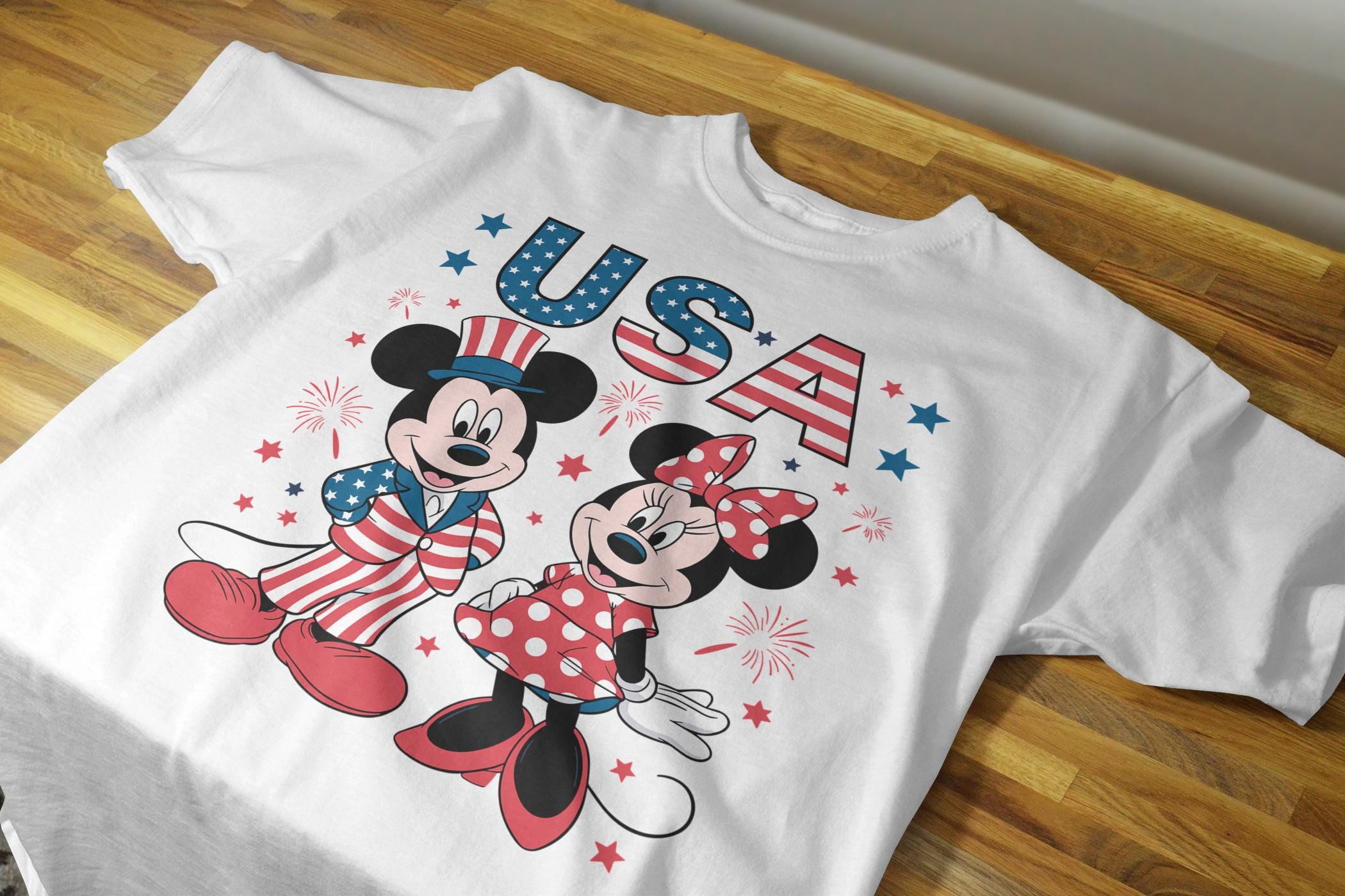 4th of July Mouse SVG | USA Family Trip Shirt Design | Patriotic