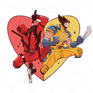 Deadpool and Wolverine Design for Shirt - Mug - Tumbler - Tote Bag, Deadpool and Wolverine Svg, Deadpool Svg, Wolverine Svg, Digital File