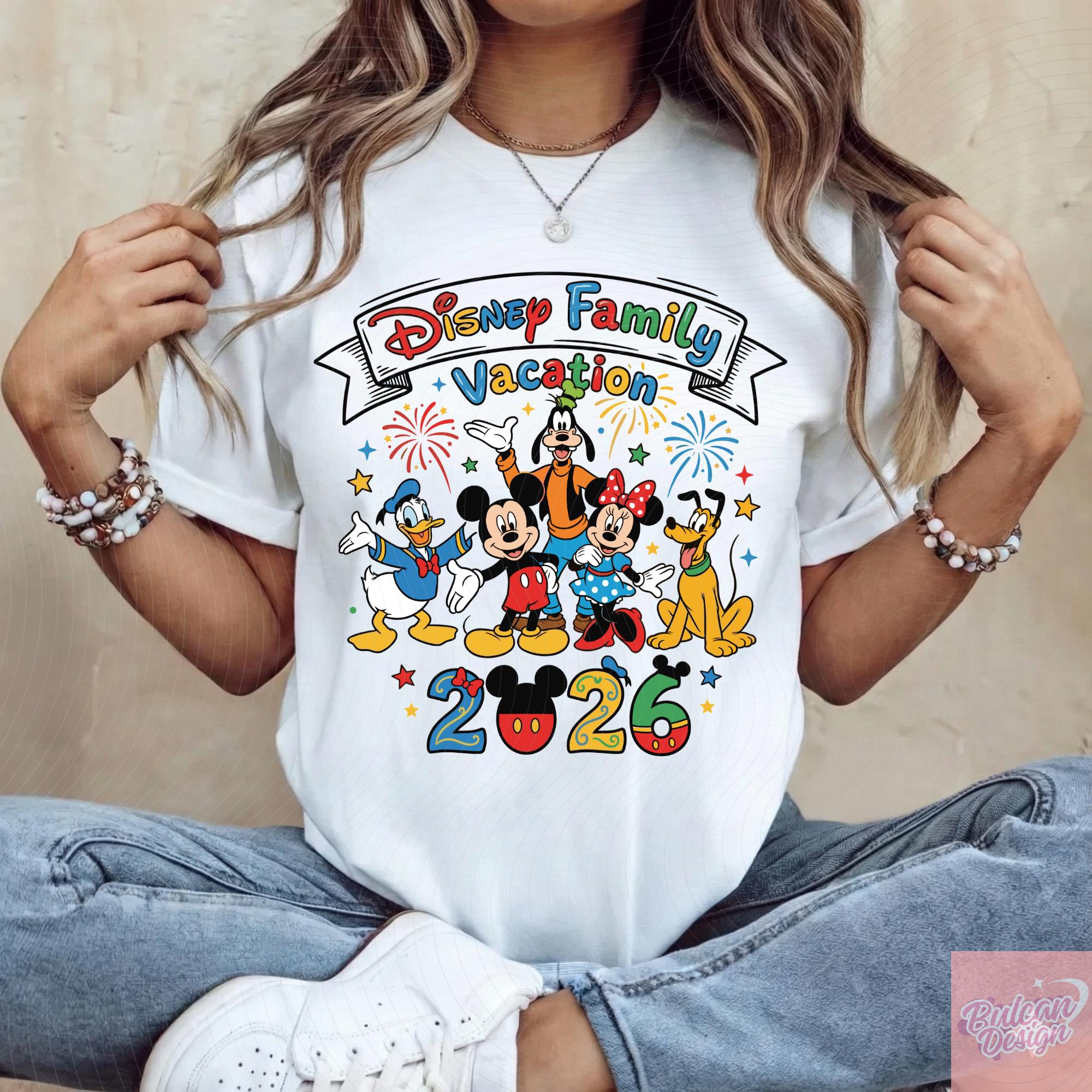 Disney Family Vacation 2026 SVG PNG | Magical Kingdom Trip Shirt Design ...
