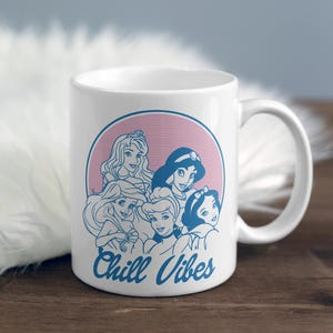 Prinsessans trupp SVG | Retro chill vibbar PNG | 90-tals estetisk tröjdesign | Vaporwave prinsessa digital fil | Temapark gruppresa fil bild 4