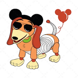 Toy Story Slinky Dog Design na koszulkę - Kubek - Torba - Tumbler, Slinky Dog Svg, Slinky Dog Png, Toy Story Svg, Toy Story Png, Plik cyfrowy