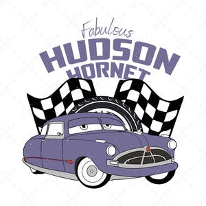 Fabulous Hudson Hornet Design for Shirt - Mug - Tumbler - Tote Bag, Hudson Hornet Svg, Doc Hudson Svg, Doc Hudson Png, Cars Svg, Cars Png