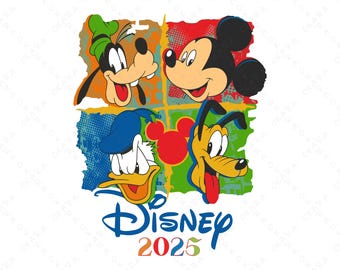 Disney 2025 Family Trip Design na koszulkę - Kubek - Torba - Tumbler, Disney 2025 Svg, Disney 2025 Png, Disney Svg, Family Vacation Svg