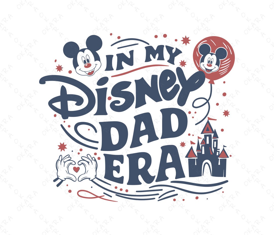 In My Disney Dad Era SVG | Disney Family Trip Shirt PNG | Retro Mickey ...