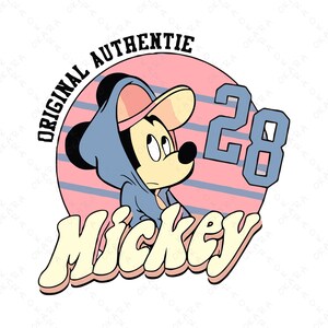Retro Mickey SVG - Vintage Mouse PNG for Cricut | Streetwear Cartoon Cut File | Family Trip Shirt Design | Original Authentic Sublimation