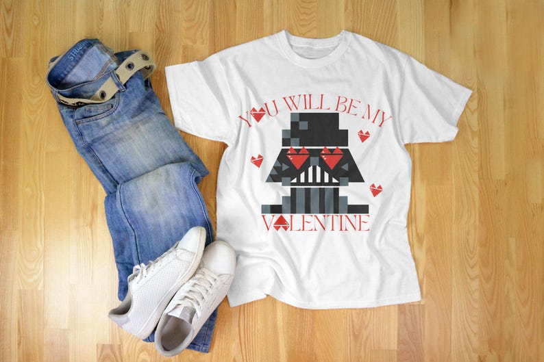Darth Vader Valentine SVG – Star Wars Design (digital File) - Etsy