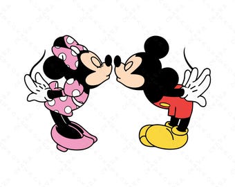 Mickey and Friends SVG Bundle: Checkered Circle Character Faces