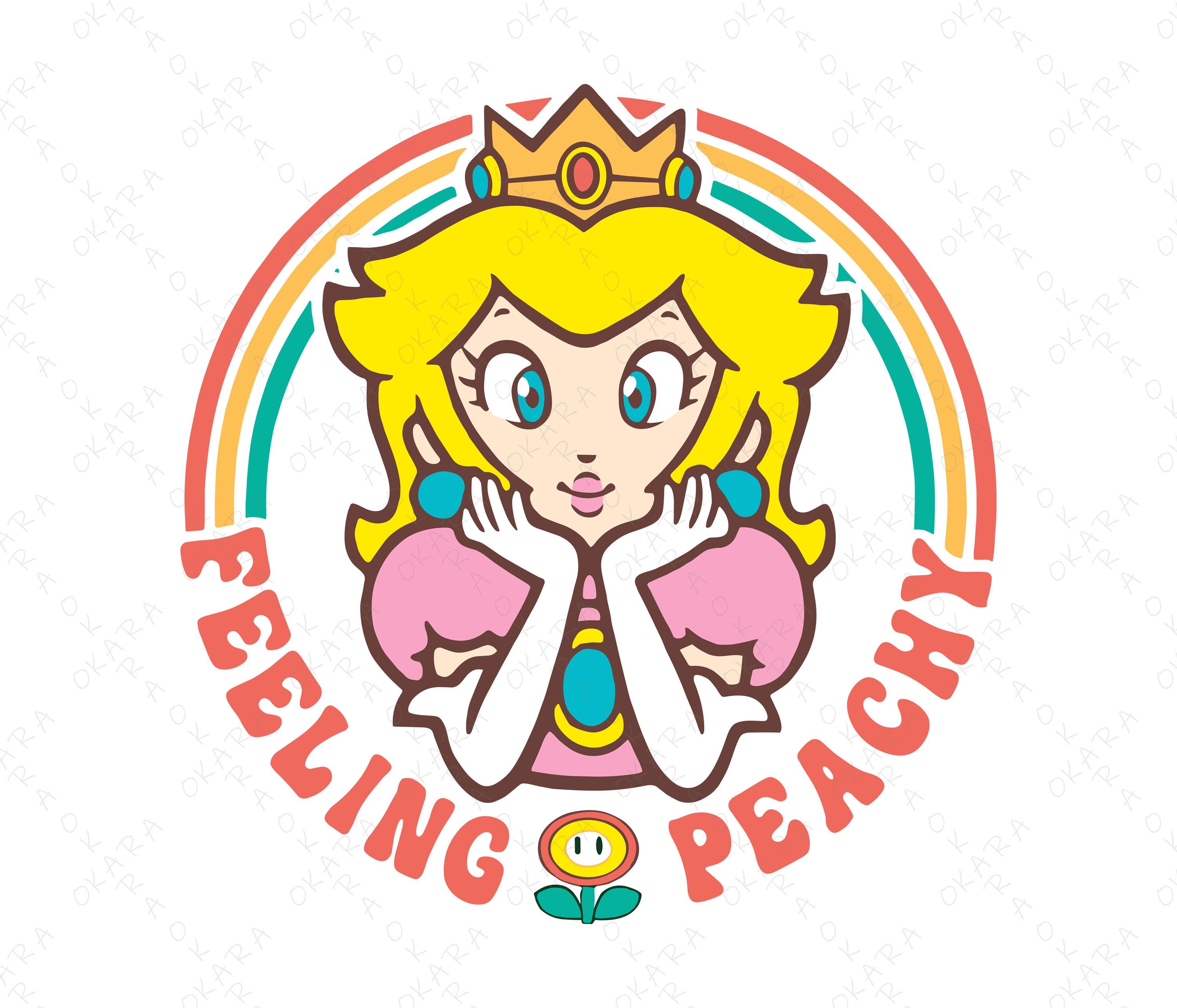 Princess peach decal - Etsy 日本