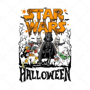Star Wars Halloween Design for Shirt - Mug - Tumbler - Etc. Halloween Svg, Halloween Png, Star Wars Svg, Star Wars Png, Digital File