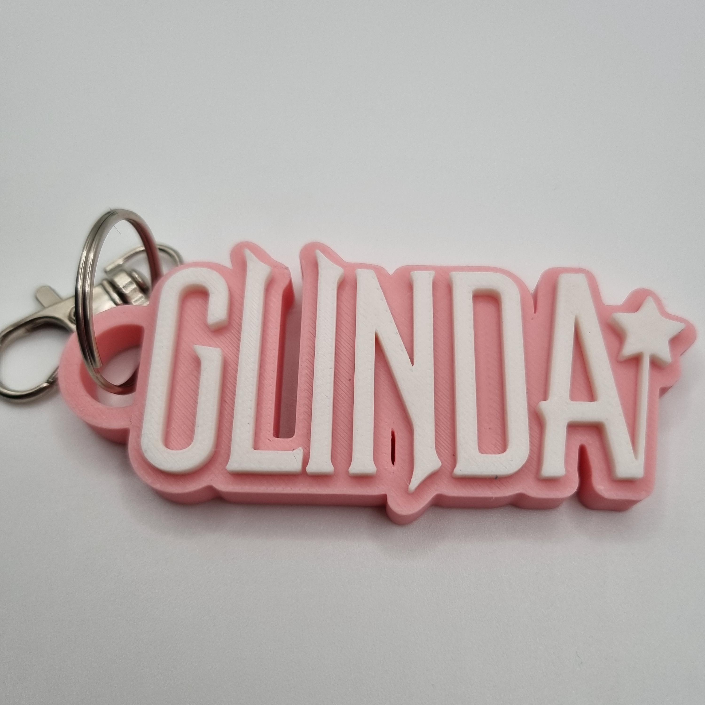 Personalised Wicked Style 3D Name Sign Keyring, Custom Name Keychain, Wicked Witches Keychain