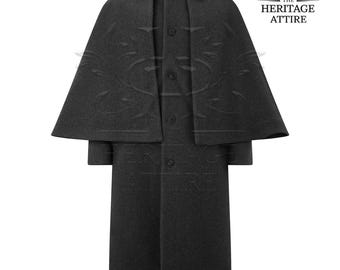 Capa de lana victoriana / Estilo Ulster, vestimenta tradicional